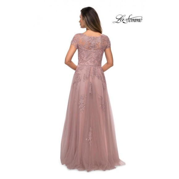 La Femme  A-line Gown Dress - Picture 3 of 14
